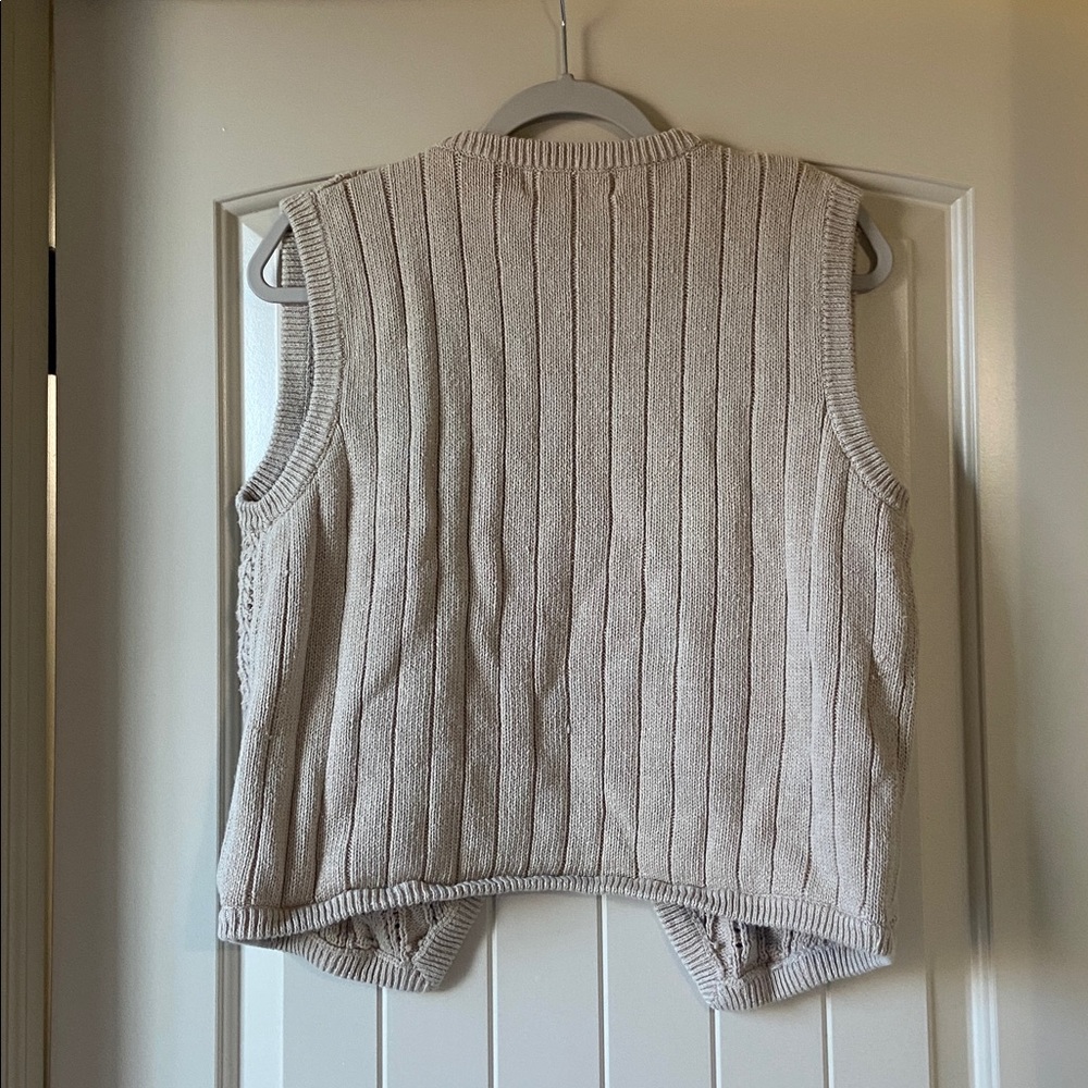 💙2/$5 Button Up Sweater Vest - Picture 3 of 3